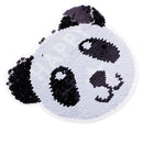 Panda Reversible Change Color Sequins Sew On Patches For Clothes DIY Crafts