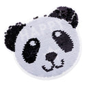 Panda Reversible Change Color Sequins Sew On Patches For Clothes DIY Crafts