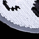 Panda Reversible Change Color Sequins Sew On Patches For Clothes DIY Crafts