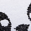 Sew On T Shirt Panda Sequins Patch Reversible Color Applique Embroidered DIY
