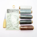 14Pcs/set DIY Leathercraft Kit Stitching Awl Sewing Tools For Leather canvas Tents Sewing Crafts