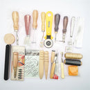 25 Pcs/set Manual Leather Craft Kit for DIY Handmade Leather Decoration Arts Crafts