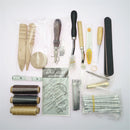 59 Pcs/set Handwork Leather Tool Kit for Beginner Leather Sewing Practical Accessory
