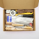 20pcs/set Leather Craft Sewing Tool Set Kit Stitching Groover Punch Beveler