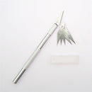 20pcs/set Leather Craft Sewing Tool Set Kit Stitching Groover Punch Beveler