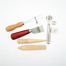 20pcs/set Leather Craft Sewing Tool Set Kit Stitching Groover Punch Beveler