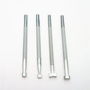 20pcs Leather Working Saddle Making Stamps Tools Set for Leathercraft Carving DIY Handmade Art (Silver)