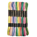 20 Pieces Multi-Color Pure Cotton Embroidery Cross stitch Thread for DIY Hand Sewing Craft