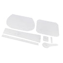 7 Pieces Leathercraft Acrylic Pattern Stencil Templates for Shoulder Bag Handbag Making