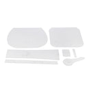 7 Pieces Leathercraft Acrylic Pattern Stencil Templates for Shoulder Bag Handbag Making