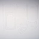 1 Set of Durable Clear Acrylic Cute Mini Phone Bag Wallet Stencil Template For DIY Leathercrafts