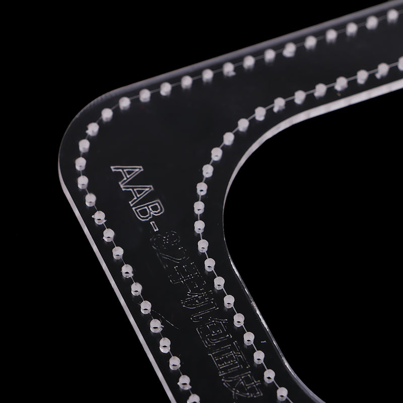 1 Set of Durable Clear Acrylic Cute Mini Phone Bag Wallet Stencil Template For DIY Leathercrafts