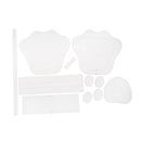 11 Pieces Leathercraft Acrylic Pattern Stencil Templates for Shoulder Bag Handbag Making