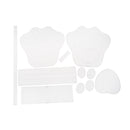 11 Pieces Leathercraft Acrylic Pattern Stencil Templates for Shoulder Bag Handbag Making