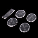11 Pieces Leathercraft Acrylic Pattern Stencil Templates for Shoulder Bag Handbag Making