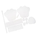 11 Pieces Leathercraft Acrylic Pattern Stencil Templates for Shoulder Bag Handbag Making