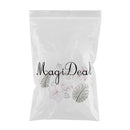 5 Pieces/Set Flower Leaves Embroidery Organza Patches Sew on Appliques DIY Decoration