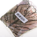 5 Pieces/Set Flower Leaves Embroidery Organza Patches Sew on Appliques DIY Decoration