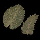 5 Pieces/Set Flower Leaves Embroidery Organza Patches Sew on Appliques DIY Decoration
