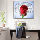 DIY Red Rose Picture 5D Diamond Painting Embroidery Cross Stitch Kit for Home Wall Mural Decor