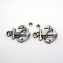10 Sets Alloy Anchor Stud Rivets For Jackets Hats Leathercraft DIY Accessories