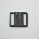 10 Sets Black Plastic Bra Strap Adjustment Buckle Underwear Sliders Clips Lingerie