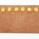 1 Set Leather Tools Craft DIY Hand Stitching Kit with Groover Awl Waxed Thimble Thread Cutting Board for Sewing Leather, Canvas or Other Leathercraft Projects