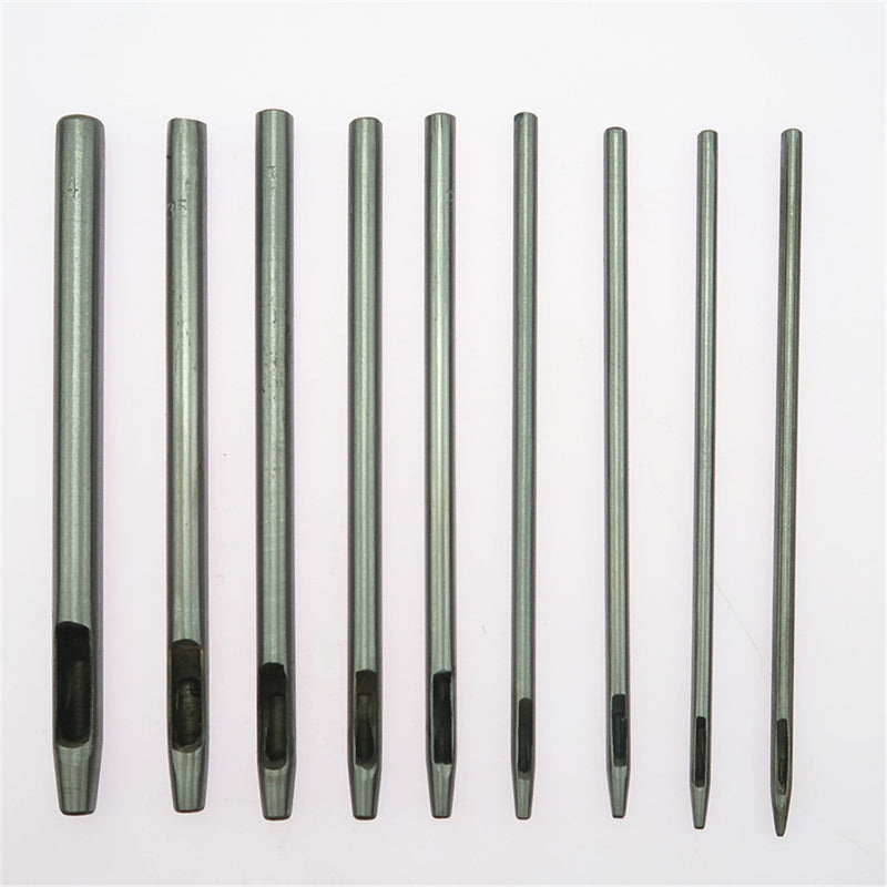 1 Set Leather Tools Craft DIY Hand Stitching Kit with Groover Awl Waxed Thimble Thread Cutting Board for Sewing Leather, Canvas or Other Leathercraft Projects