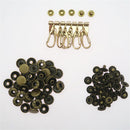 1 Set Leather Tools Craft DIY Hand Stitching Kit with Groover Awl Waxed Thimble Thread Cutting Board for Sewing Leather, Canvas or Other Leathercraft Projects