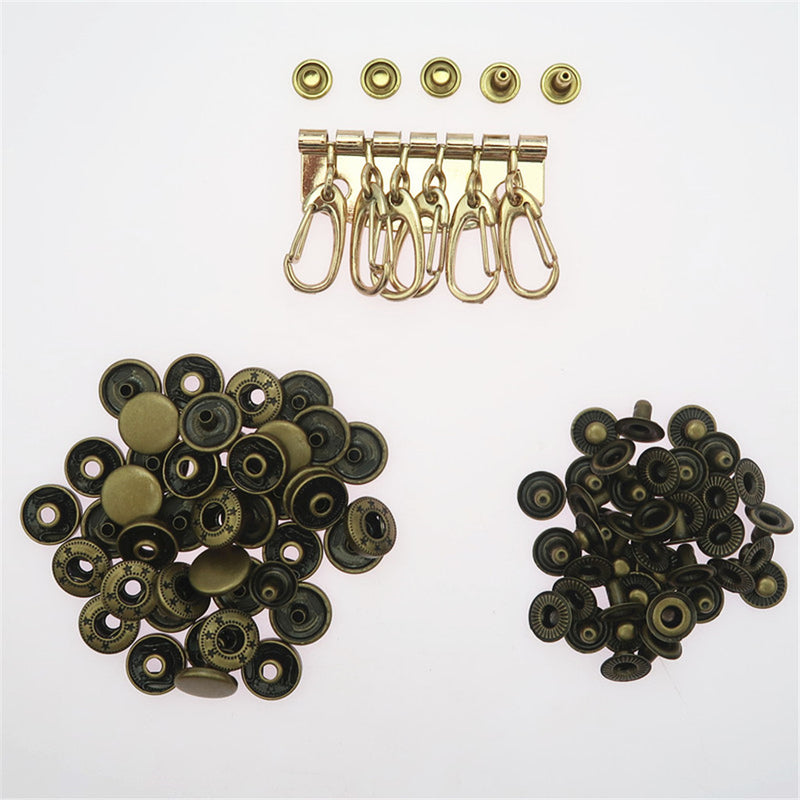 1 Set Leather Tools Craft DIY Hand Stitching Kit with Groover Awl Waxed Thimble Thread Cutting Board for Sewing Leather, Canvas or Other Leathercraft Projects