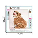 5D DIY Diamond Painting Embroidery Pug Dog Cross Stitch Kits Home Room Decor