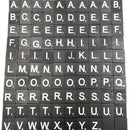 100 Pcs Bulk Wooden 26 Alphabet Tiles with White Silkscreen Letters & Numbers for Game Crafts