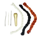7 Pcs/Set Copper Handle Sewing Awl With 3 Needles for Shoe Handmade Repair