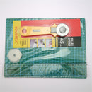 45mm Rotary Cutting Cloth Cutter Ruler A4 Cutting Mat Leather Tool Kit Set