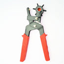 6 Sizes Heavy Duty Leather Hole Punch Hand Plier Belt Holes Revolving Punches