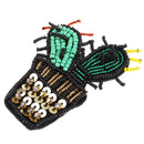 1Pcs Cactus Embroidery Beads Fabric Applique Sew on Patches for Clothing DIY Motif Applique