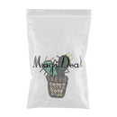 1Pcs Cactus Embroidery Beads Fabric Applique Sew on Patches for Clothing DIY Motif Applique
