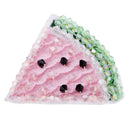 Iron /Sew On Watermelon Beads Rhinestones Patch Applique For Clothes Bags Decoration