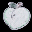 Handmade Crystal Rhinestone Apple Design Beaded Patches Decor DIY Iron Sew on Bag Applique