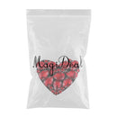 Red Heart Beaded Rhinestones Patch Sew on Patch Embroidered Patch Applique Decoration