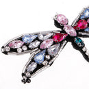 Dragonfly Embroidered Beaded Rhinestones Patch Sew on Applique Garment Decoration