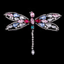 Dragonfly Embroidered Beaded Rhinestones Patch Sew on Applique Garment Decoration