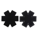 Blue International Rescue Mark Shape Patch Applique Sew On Outdoor Backpack 70mm