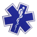 Blue International Rescue Mark Shape Patch Applique Sew On Outdoor Backpack 70mm