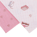 2 pcs Snack Series Pattern Printed Sewing Cotton Fabric DIY Quilting/Patchwork Fabrics
