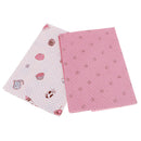 2 pcs Snack Series Pattern Printed Sewing Cotton Fabric DIY Quilting/Patchwork Fabrics