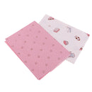 2 pcs Snack Series Pattern Printed Sewing Cotton Fabric DIY Quilting/Patchwork Fabrics