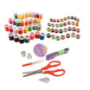 100 Pieces Sewing Kit Sewing Supplies with Scissors Thimble Sewing Thread Needle