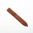 Wood Leathercraft Flat Wood Edge Slicker Burnisher for DIY Leather Working