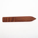 Wood Leathercraft Flat Wood Edge Slicker Burnisher for DIY Leather Working